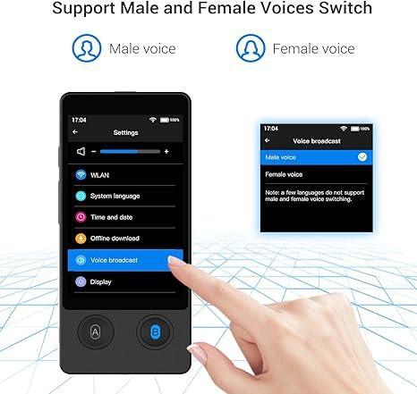 Polyverus® W12 AI Language Translator – 144 Languages, Offline & Online, 98% Accurate